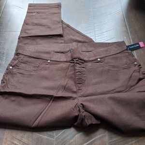New Faux Brown Jeans